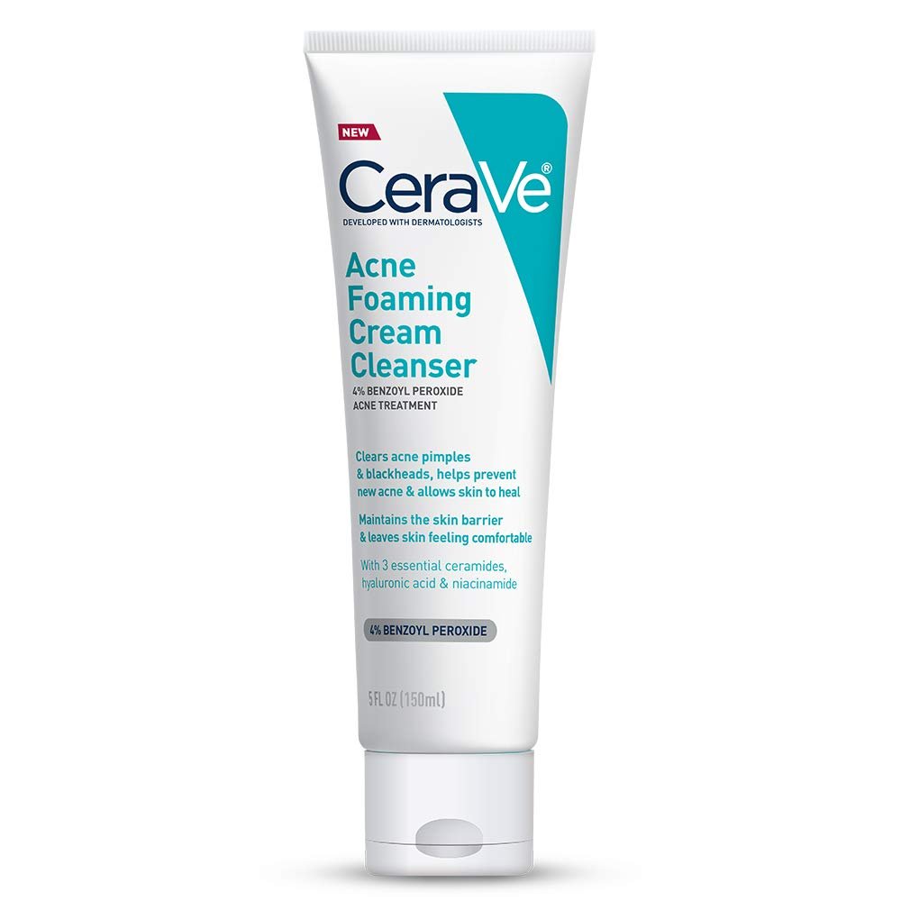 CeraVe Acne Foaming Cream Cleanser 150ml - Kbazar Korean Cosmetics Store