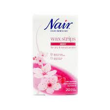 Nair Hair Remover Body 20 Wax Strips - Kbazar - Korean Cosmetics Store