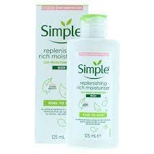 Simple Replenishing Rich Moisturiser 125ml - Kbazar Korean Cosmetics Store
