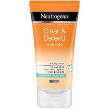 Neutrogena Clear & Defend Facial Scrub 150ml - Kbazar Korean Cosmetics Store