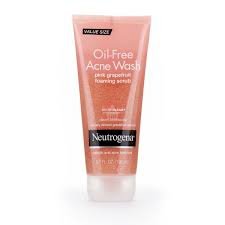 Neutrogena Oil-Free Pink Grapefruit Acne Wash Scrub 198ml - Kbazar Korean Cosmetics Store
