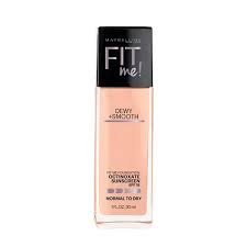 Maybelline Fit Me Dewy+Smooth Foundation- Nude Beige 125 - Kbazar Korean Cosmetics Store