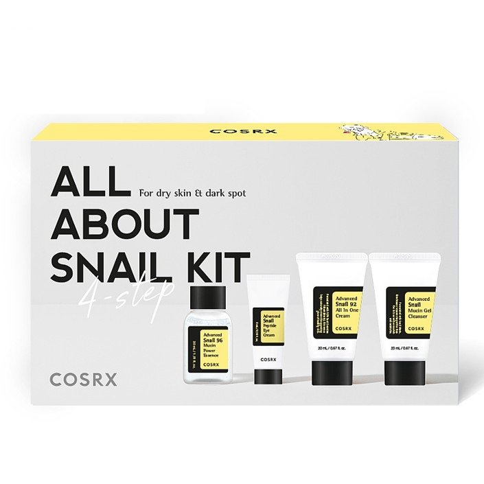COSRX All About Snail Trial Kit 4pcs kit - Kbazar Korean Cosmetics Store