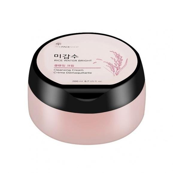 THE FACESHOP Rice water bright Cleansing Cream(200ml) - Kbazar - Korean Cosmetics Store