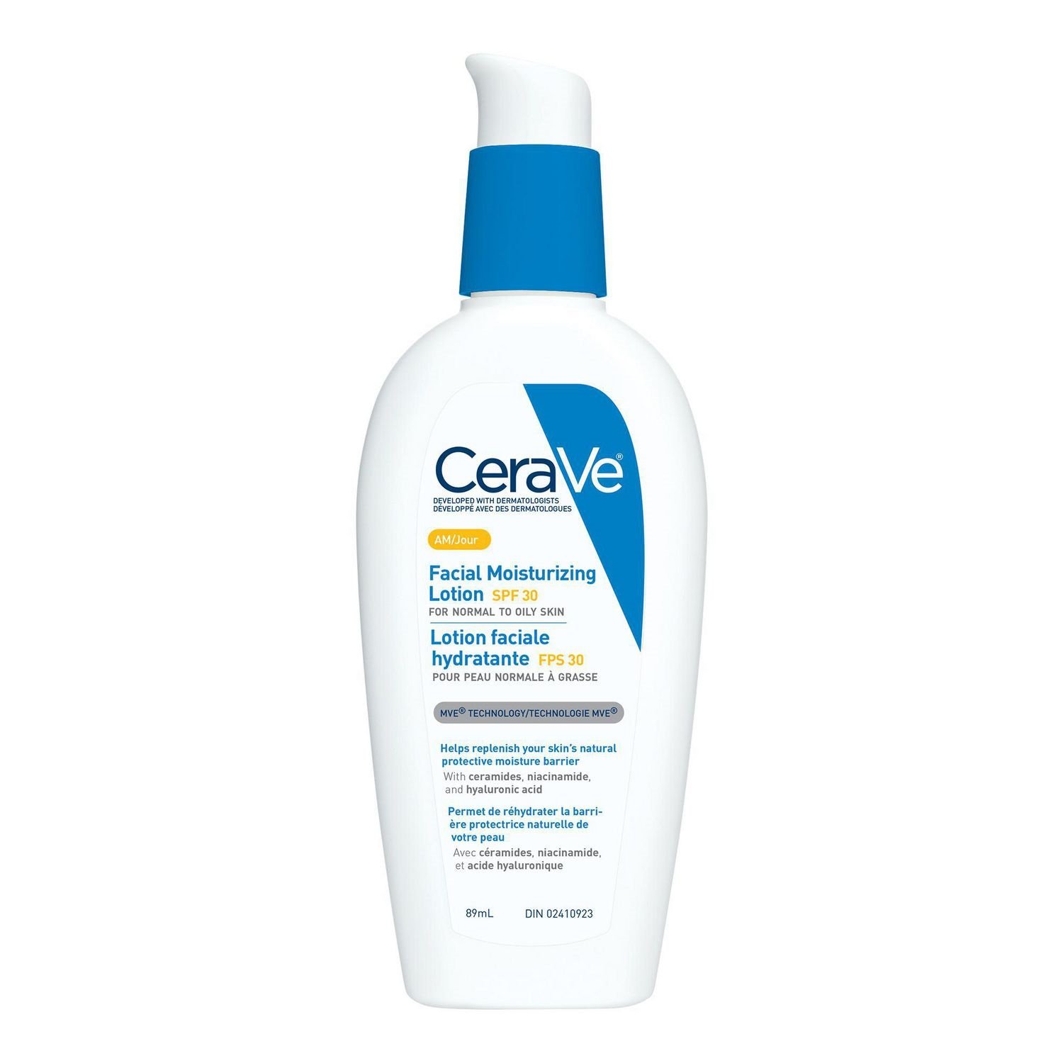 CERAVE AM Facial Moisturizing Lotion with Sunscreen 89ml - Kbazar Korean Cosmetics Store
