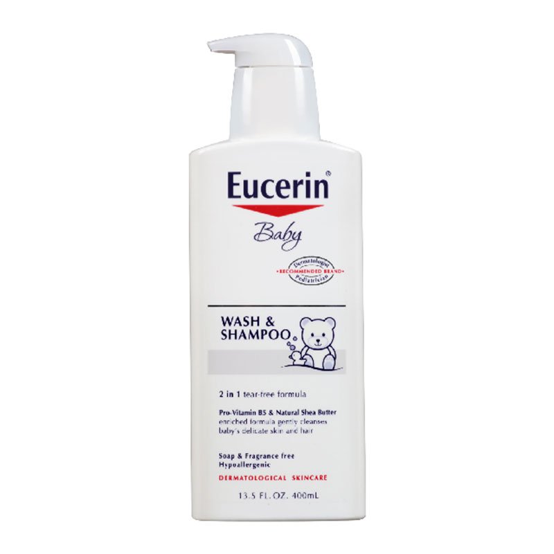 Eucerin Baby Wash & Shampoo 400ml MX - Kbazar Korean Cosmetics Store