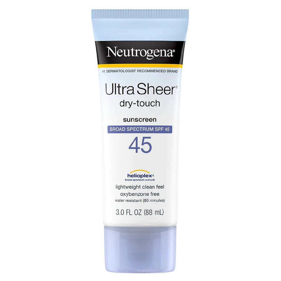 Neutrogena Ultra Sheer Dry Touch Sunscreen SPF 45 88ml - Kbazar Korean Cosmetics Store