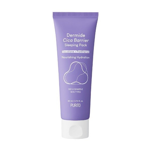Purito Dermide Cica Barrier Sleeping Pack 80ml - Kbazar Korean Cosmetics Store