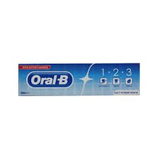 Oral B 1-2-3 Salt Power White Toothpaste 100ml - Kbazar Korean Cosmetics Store