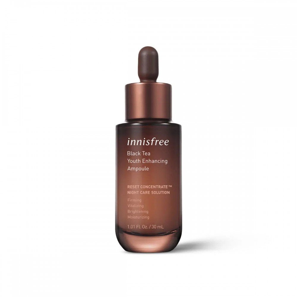 Innisfree Black Tea Youth Enhancing Ampoule 30 ml - Kbazar Korean Cosmetics Store