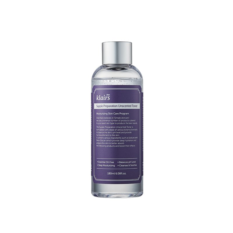 Dear Klairs Supple Preparation Unscented Toner 180ml toner, face mist or essence price in Bangladesh at Kbazar