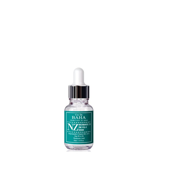 Cos De BAHA Niacinamide 20% + Zinc 4% Serum (NZ) 30ml - Kbazar Korean Cosmetics Store