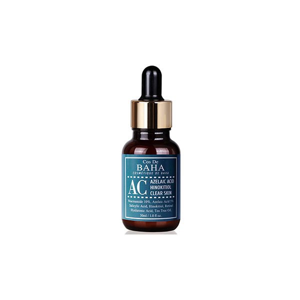 Cos De BAHA Alcohol Free Acne Treatment Intensive Facial Serum (AC) 30ml - Kbazar Korean Cosmetics Store