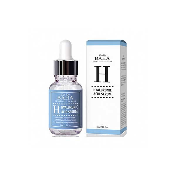 Cos De BAHA Hyaluronic Acid Serum (H) 30ml - Kbazar Korean Cosmetics Store