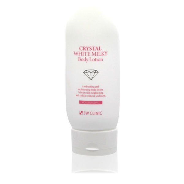 3W Clinic Crystal White Milky lotion150g - Kbazar - Korean Cosmetics Store