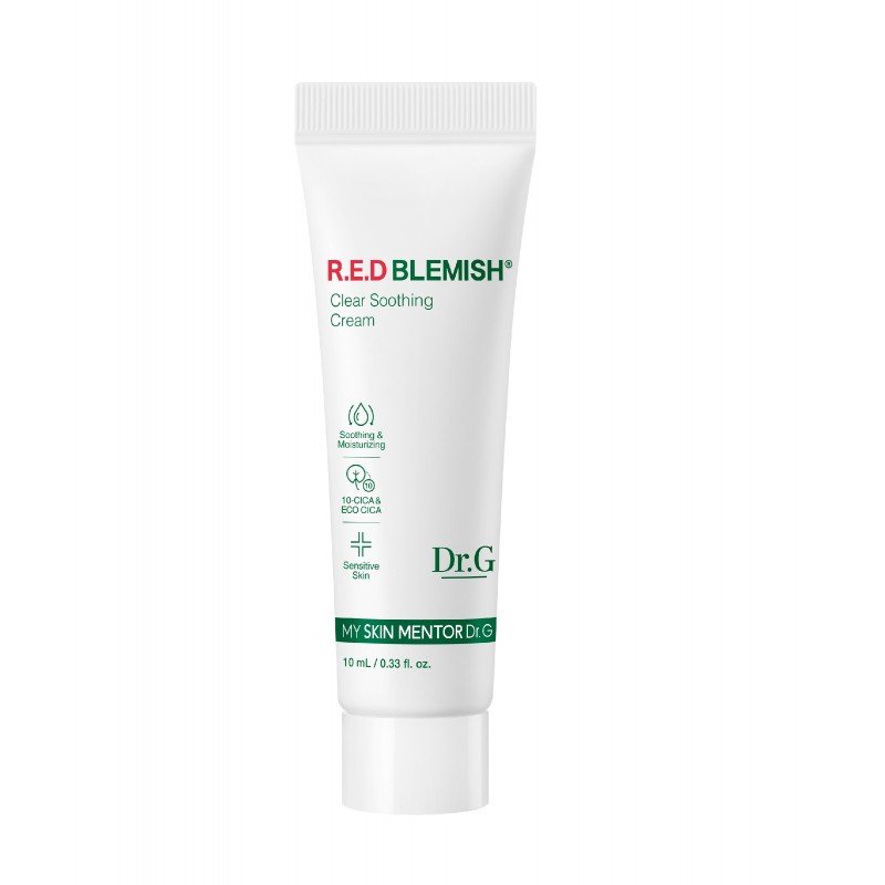 Doctor.G Red Blemish Clear Soothing Cream Mini 10ml - Kbazar - Korean Cosmetics Store