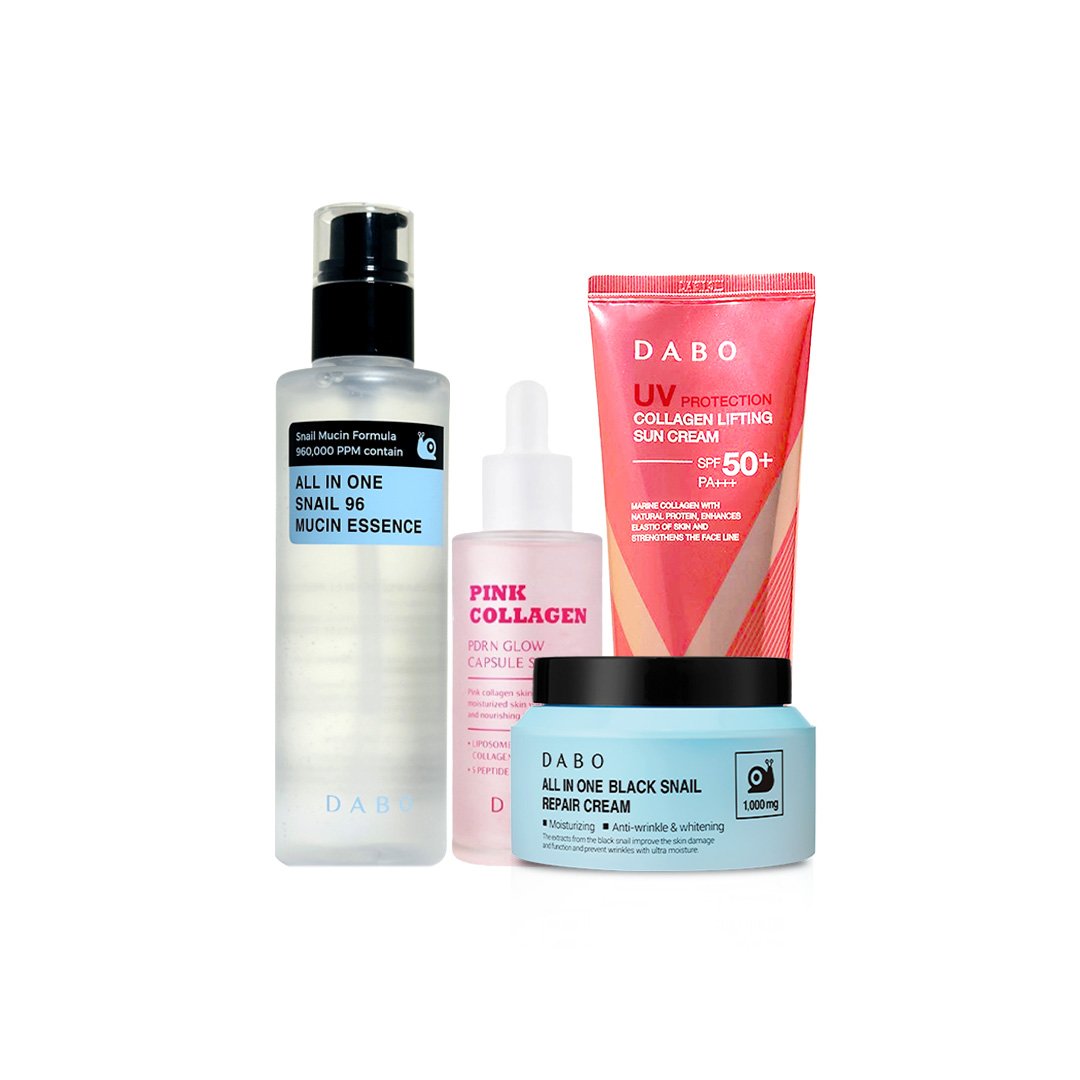 Dabo 4-Step Glass Skin Combo - Kbazar Korean Cosmetics Store