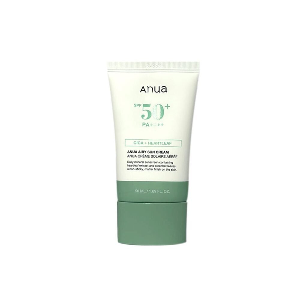 Anua Airy Sun Cream SPF50+PA++++ 50 ml - Kbazar Korean Cosmetics Store