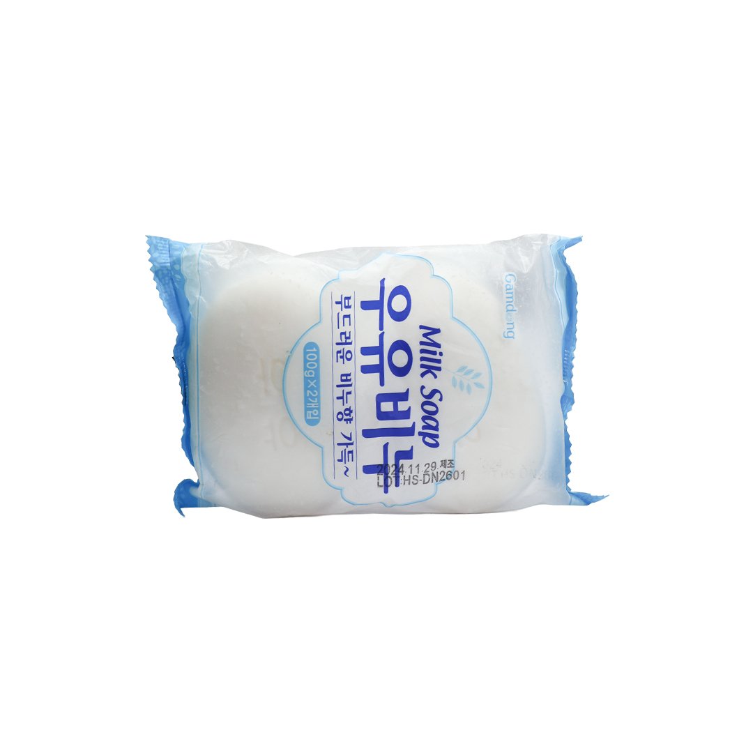 Gamdong Milk Soap (2 pcs) 100*2=200 g - Kbazar - Korean Cosmetics Store