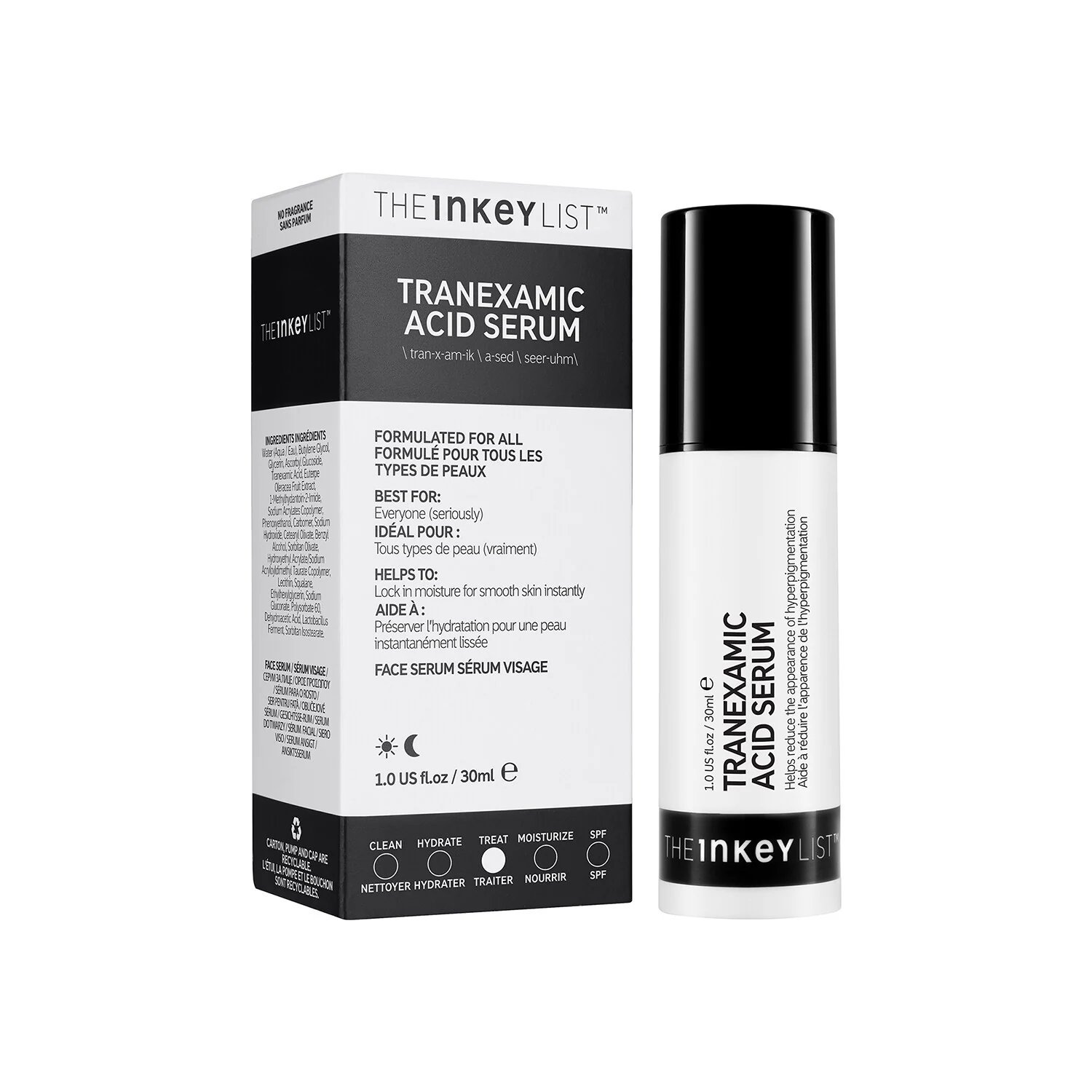 The INKEY List 2% Tranexamic Acid Treatment Serum – 30 ml - Kbazar - Korean Cosmetics Store