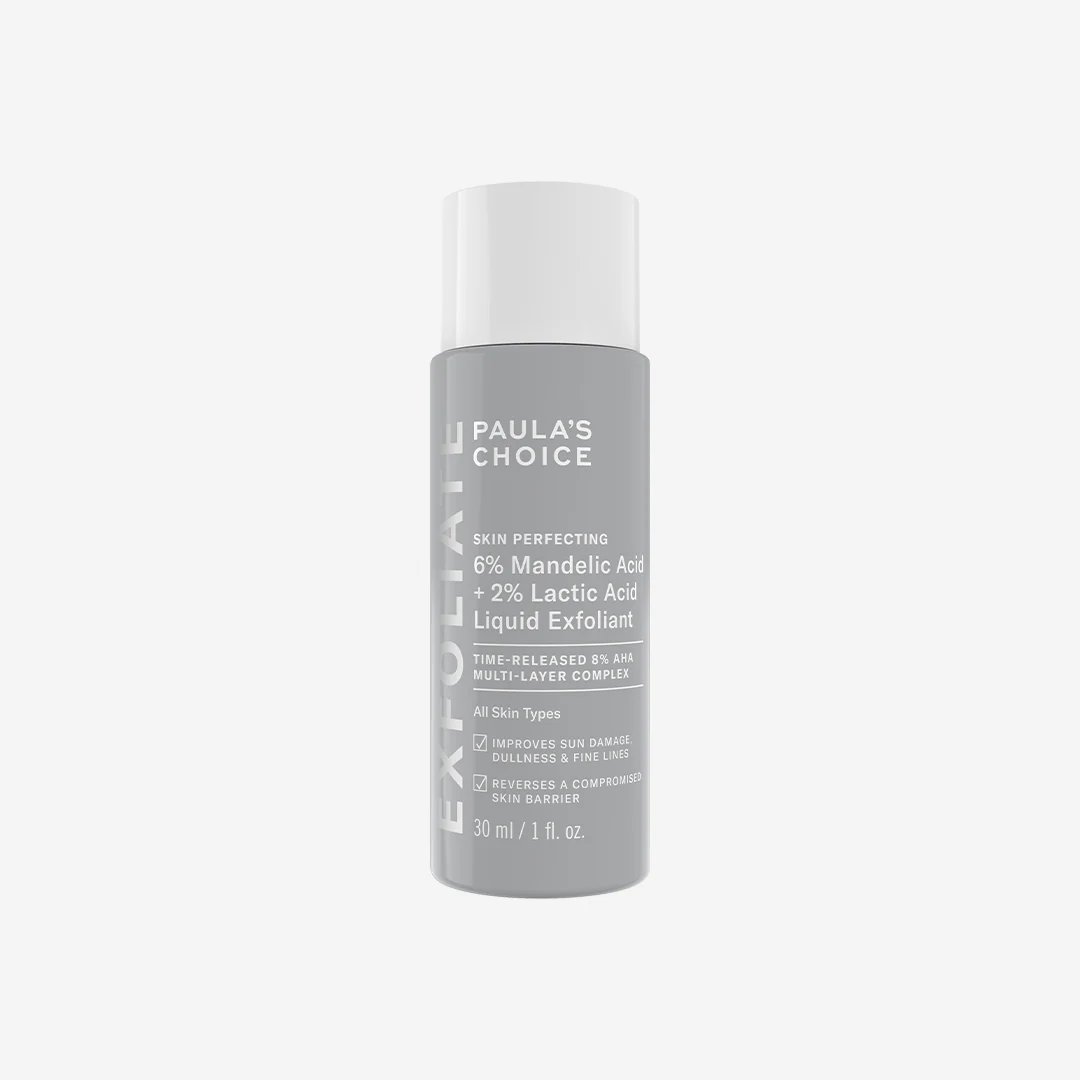 Paula’s Choice 6% Mandelic Acid + 2% Lactic Acid Liquid Exfoliant 30ml - Kbazar - Korean Cosmetics Store