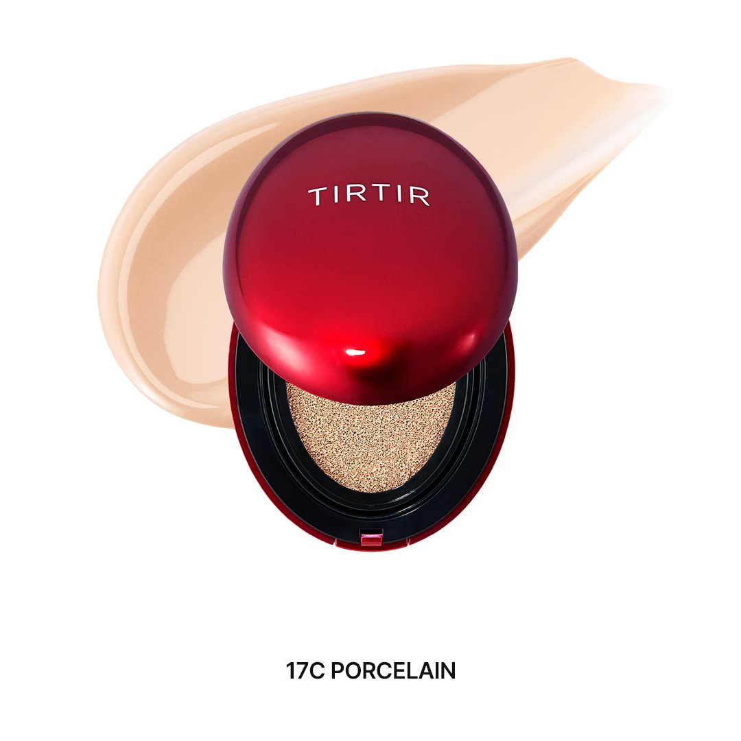 Tirtir Mask Fit Red Cushion 17C Porcelain (Mini) 4.5g - Kbazar - Korean Cosmetics Store