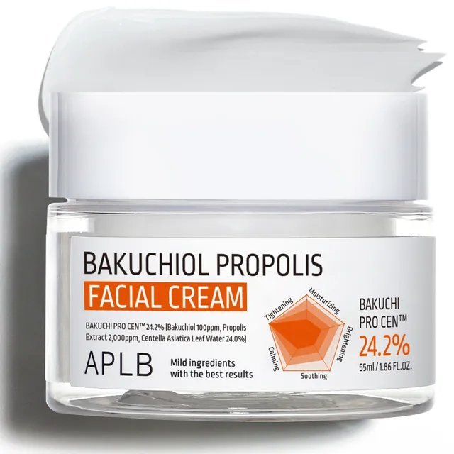 APLB Bakuchiol Propolis Facial Cream 55ml - Kbazar Korean Cosmetics Store