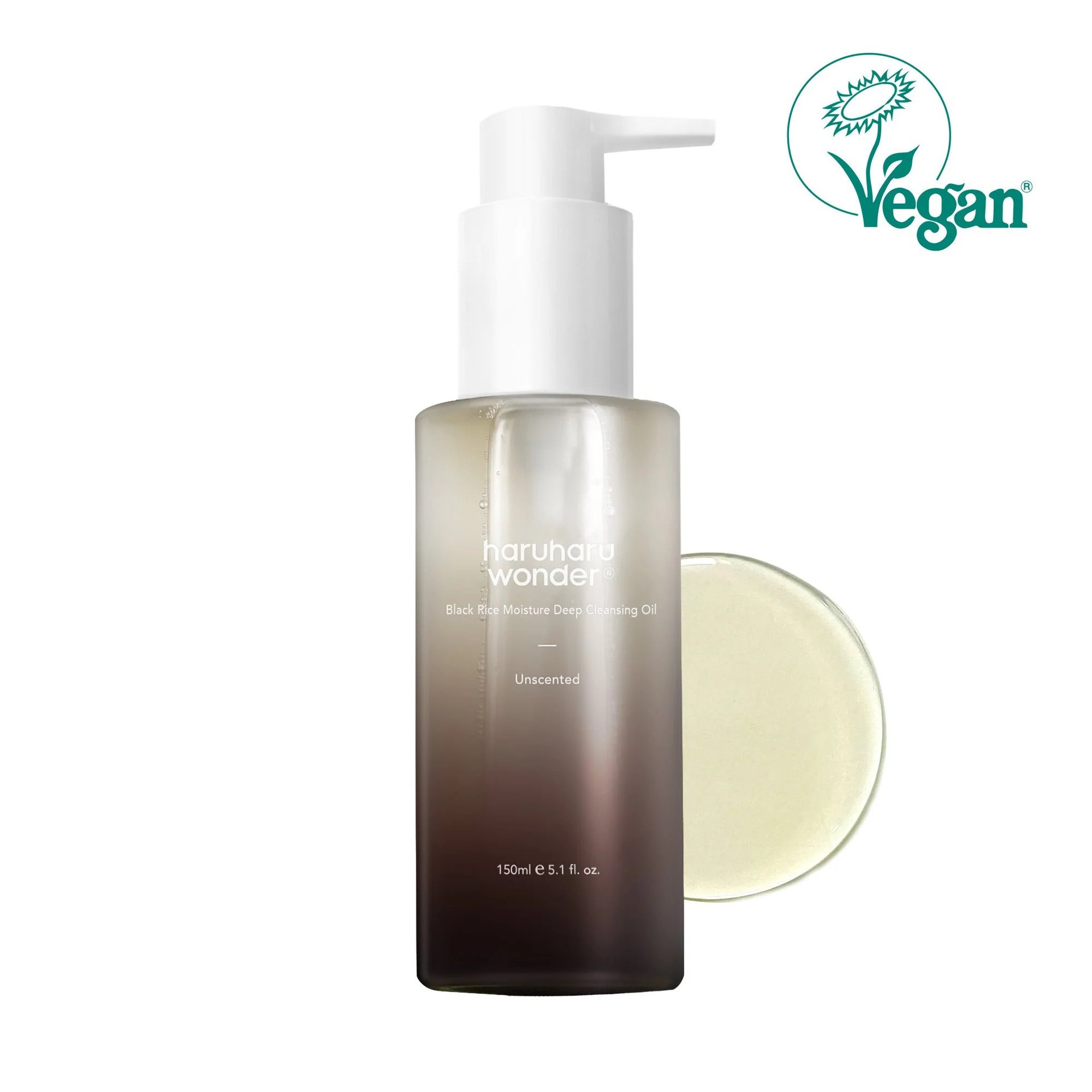 HaruHaru Wonder Black Rice Moisture Deep Cleansing Oil 150ml - Kbazar Korean Cosmetics Store