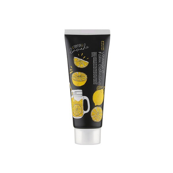 3W Clinic Vitamin C Foam Cleansing 100 ml - Kbazar - Korean Cosmetics Store