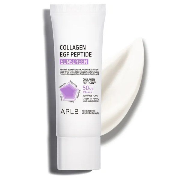 APLB Collagen EGF Peptide Sunscreen 40ml - Kbazar Korean Cosmetics Store