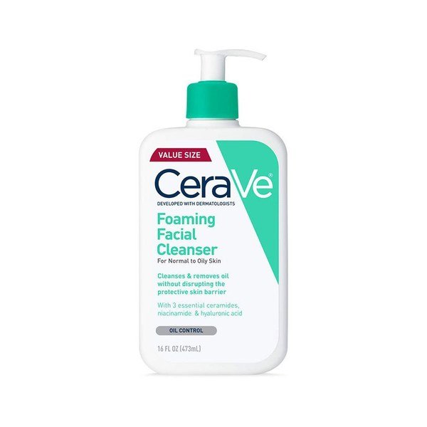 Cerave Foaming Facial Cleanser – 473 ml - Kbazar Korean Cosmetics Store