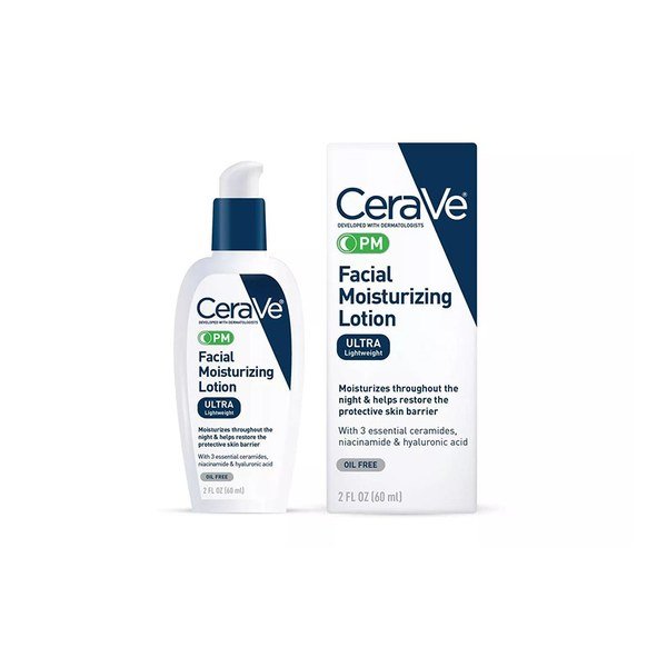 Cerave PM Facial Moisturizing Lotion-60ml - Kbazar - Korean Cosmetics Store