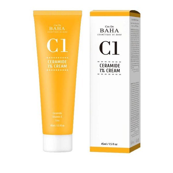 Cos De Baha Ceramide 1% Gel Cream C1 45ml - Kbazar Korean Cosmetics Store