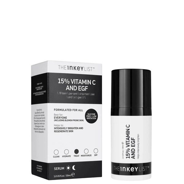 The Inkey List 15% Vitamin C And EGF – 30 ml - Kbazar - Korean Cosmetics Store