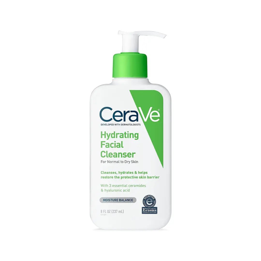 Cerave Hydrating Facial Cleanser (For Normal Dry Skin) 237ml - Kbazar - Korean Cosmetics Store