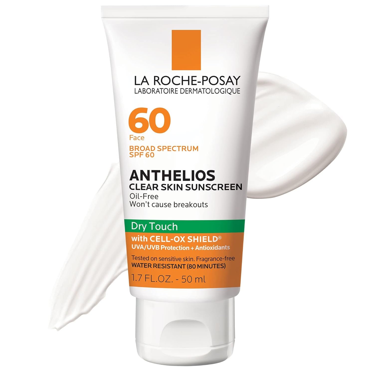 La Roche-Posay Anthelios Clear Skin Dry Touch Sunscreen SPF 60 50ml - Kbazar Korean Cosmetics Store