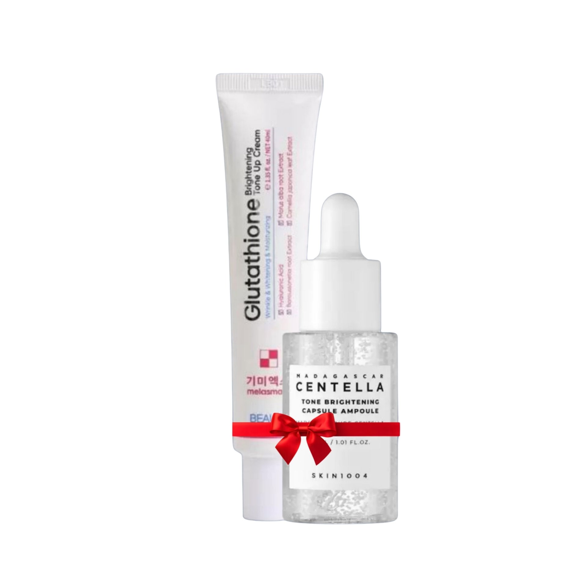 Beaute Glutathione & Skin1004 Centella Skin Brighteing Combo 2Pcs - Kbazar Korean Cosmetics Store