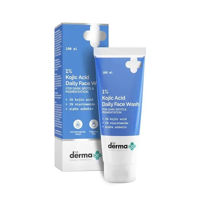 The Derma CO 1% Kojic Acid Daily Face Wash 100ml - Kbazar Korean Cosmetics Store
