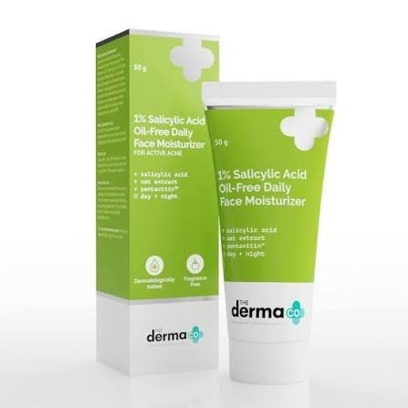 The Derma CO 1% Salicylic Acid Oil Free Daily Face Moisturizer 50g - Kbazar Korean Cosmetics Store