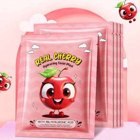 SADOER Real Red Apple Antioxidant Facial Mask 25g - Kbazar Korean Cosmetics Store