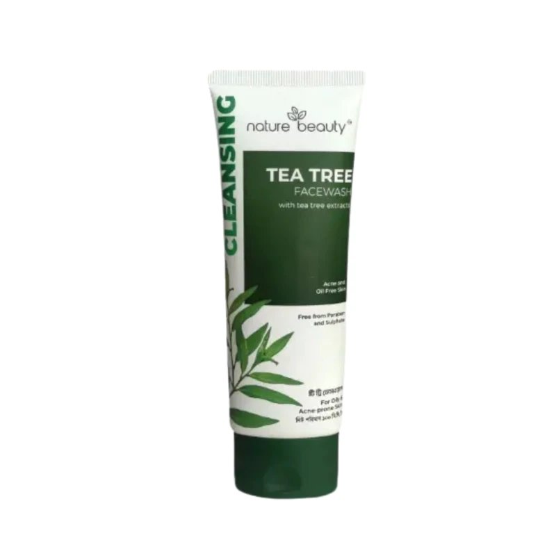 Nature Beauty Tea Tree Face wash 100ml - Kbazar - Korean Cosmetics Store
