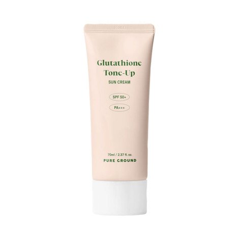 Pure Ground Glutathione Tone-Up Sun Cream SPF50+ PA+++ 70ml - Kbazar Korean Cosmetics Store