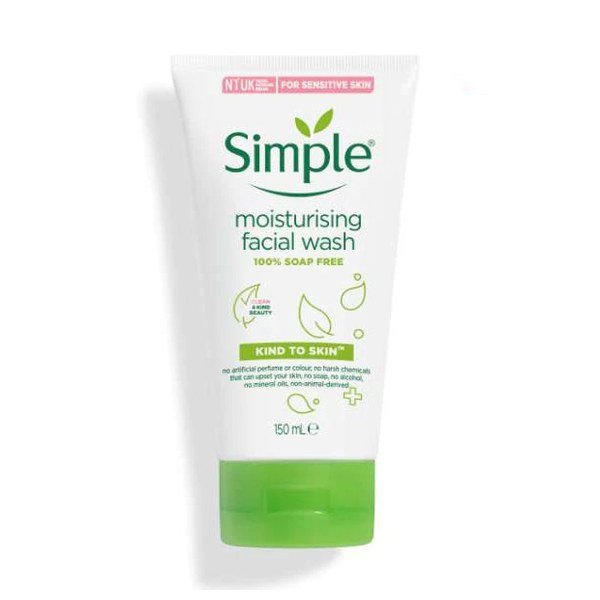 Simple Moisturising Facial Wash 150ml - Kbazar Korean Cosmetics Store