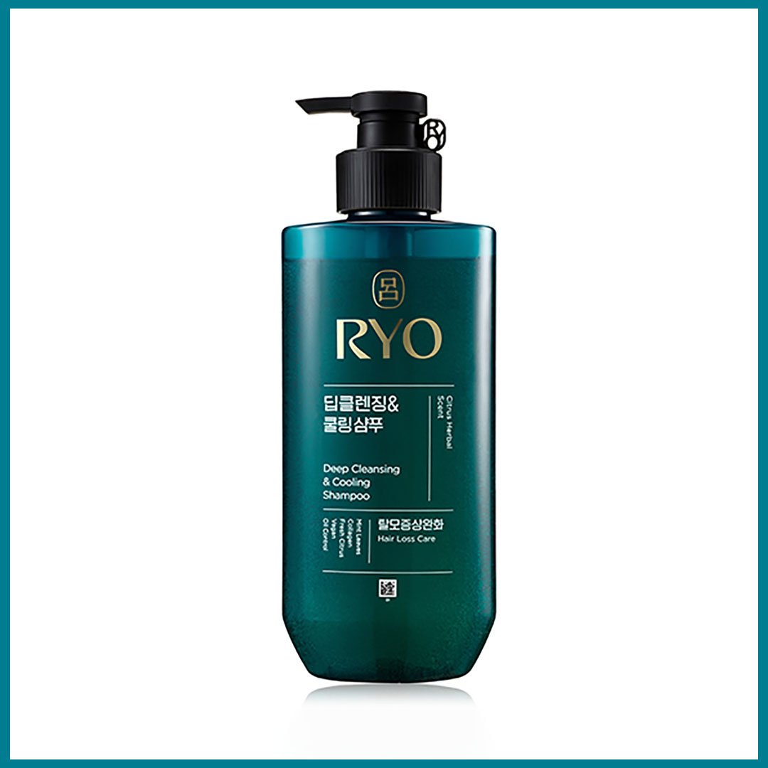 Ryo Deep Cleansing & Cooling Shampoo 480ml - Kbazar Korean Cosmetics Store