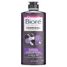 Biore Charcoal Cleansing Micellar Water 300ml - Kbazar Korean Cosmetics Store