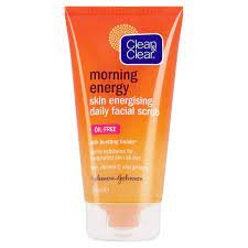 Clean & Clear Morning Energy Daily Facial Scrub 150ml - Kbazar - Korean Cosmetics Store
