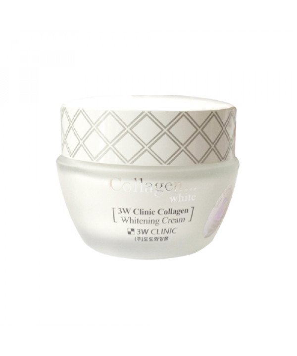 3W CLINIC Collagen Whitening Cream 60ml - Kbazar Korean Cosmetics Store