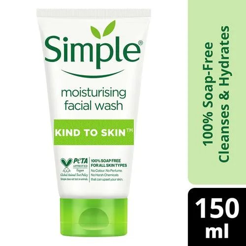 Simple Moisturising Foaming Facial Wash 150ml face cleanser or face wash price in Bangladesh at Kbazar