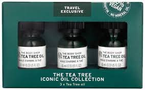 The Body Shop Tea Tree Iconic Oil Collections 3 Peice 3x 10ml - Kbazar - Korean Cosmetics Store