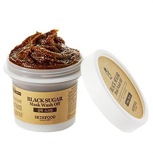 Skinfood Black Sugar Mask Wash Off Exfoliator 100g - Kbazar Korean Cosmetics Store